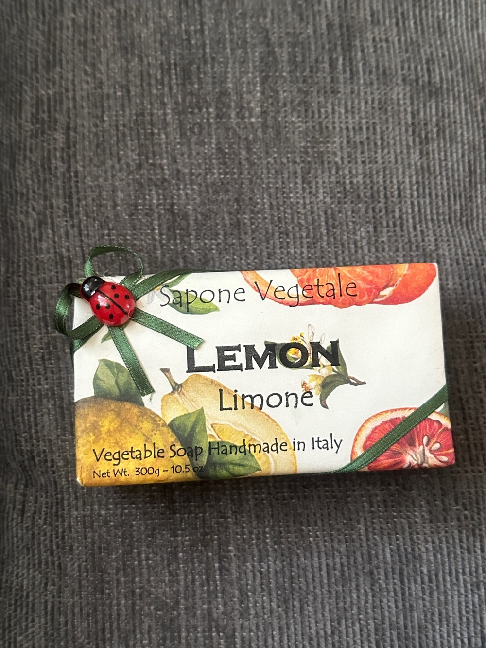 Lemon Vegetable Soap Bar - Handmade Lemon Scent